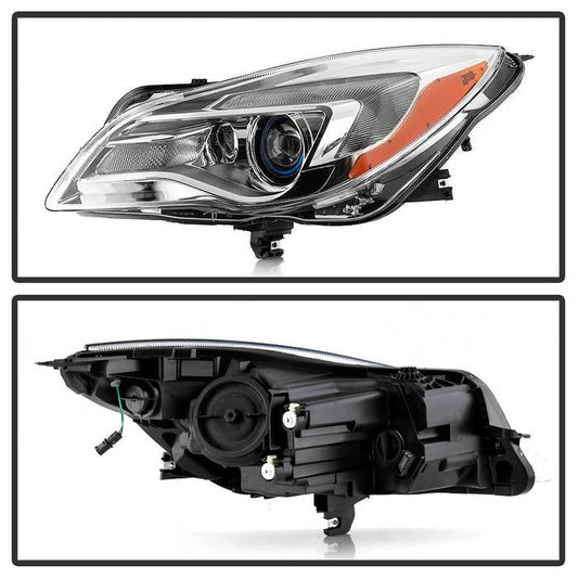 SPYDER xTune 14-17 Buick Regal Driver Side Halogen Projector Headlights - OEM Left (PRO-JH-BREG14-OE-L) 9943737