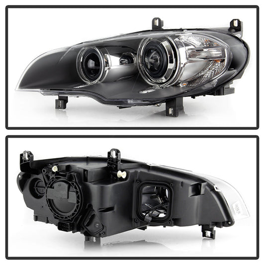 SPYDER xTune 11-13 BMW X5 Driver Side HID AFS Projector Headlights - OEM Left (PRO-JH-BX511-AFS-OE-L) 9943836