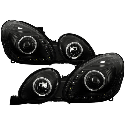 SPYDER Xtune Lexus GS300/GS400/GS430 98-05 Halogen Only Halo Projector Headlights Black PRO-JH-LGS98-LED-BK 9027826