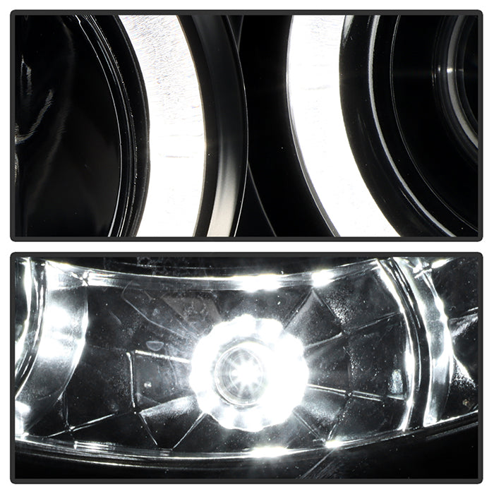 Spyder Toyota Tacoma 05-11 Projector Headlights LED Halo LED Black High H1 Low H1