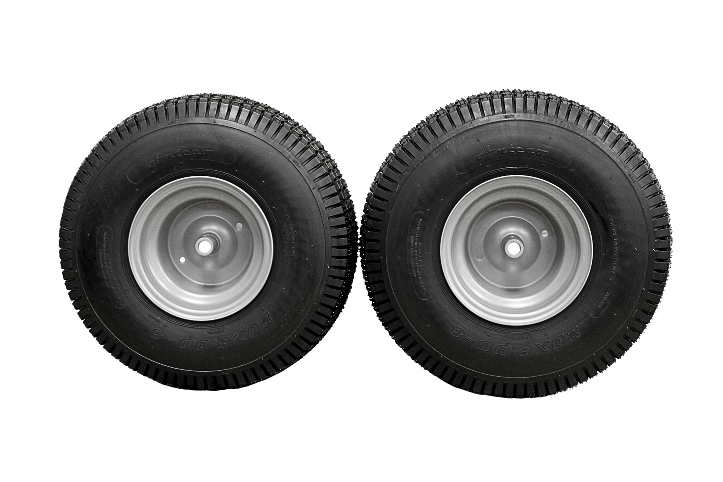 20x8.00-8 Tires with 8x7 Wheels 4 Ply for Lawn & Garden Mower Turf Tires (Qty: 1