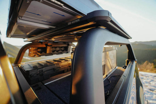ARB 16-23 Toyota Tacoma Bed Rack - Black Aluminum 17923020