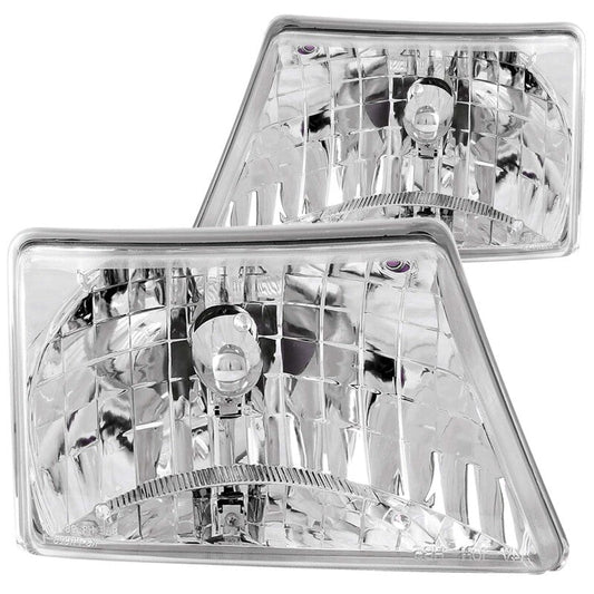 Anzo 1998-2000 Ford Ranger Crystal Headlights Chrome