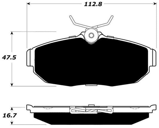 Porterfield Brake Pads for 2007 FORD MUSTANG Shelby GT500 KR