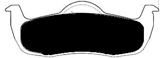 Porterfield Brake Pads for 2008 JEEP COMMANDER