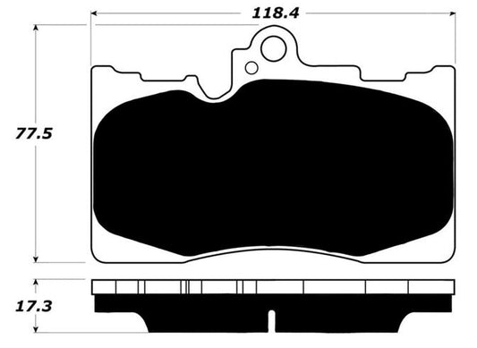 Porterfield Brake Pads for 2007 LEXUS IS 350