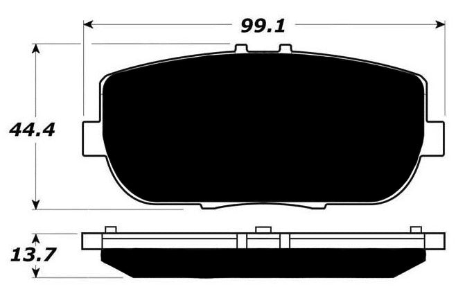Porterfield Brake Pads for 2013 MAZDA MX-5 MIATA