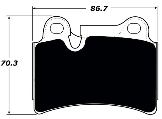 Porterfield Brake Pads for 2008 VOLKSWAGEN TOUAREG 2 V8 4.2L w/330mm Front Discs