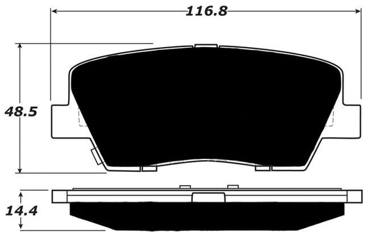 Porterfield Brake Pads for 2014 KIA SORENTO