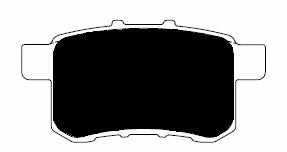 Porterfield Brake Pads for 2008 HONDA ACCORD Coupe LX-S