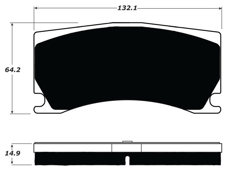 Porterfield Brake Pads for 2010 JAGUAR XKR w/Alcon Brake Pkg.