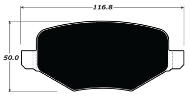 Porterfield Brake Pads for 2012 FORD EDGE