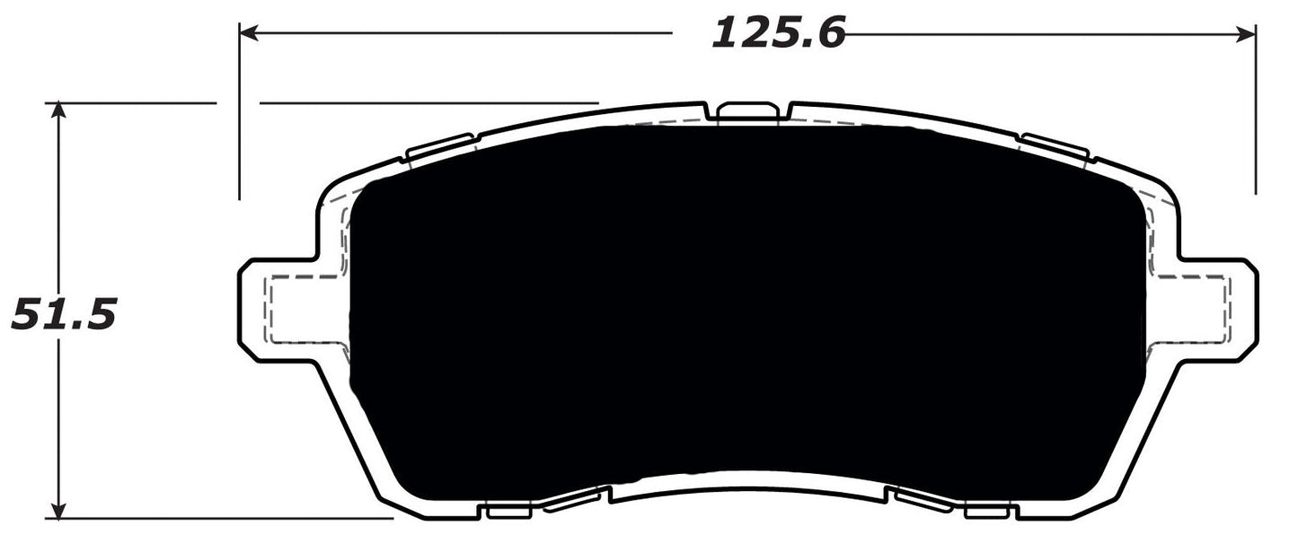 Porterfield Brake Pads for 2014 FORD FIESTA- Rear Drum