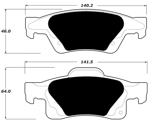 Porterfield Brake Pads for 2014 JEEP GRAND CHEROKEE w/350mm Front Disc
