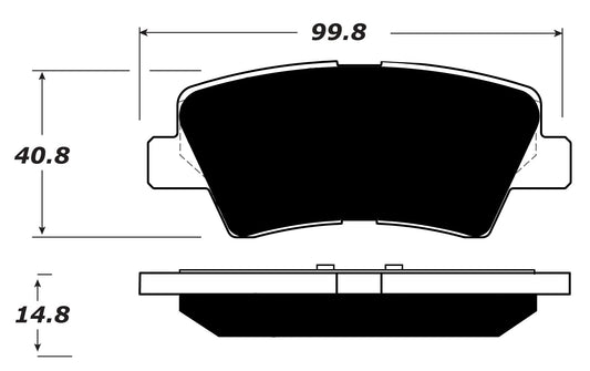 Porterfield Brake Pads for 2014 KIA Optima 2.4L w/EPB