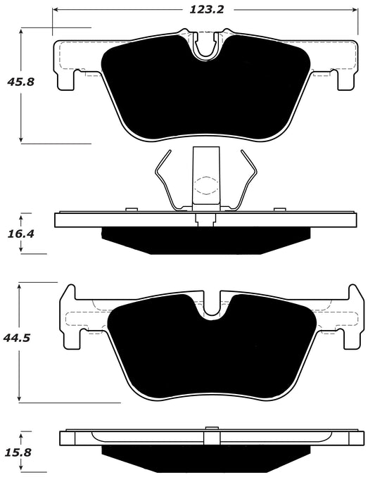 Porterfield Brake Pads for 2014 BMW 328i xDrive (E90/E91/E92)