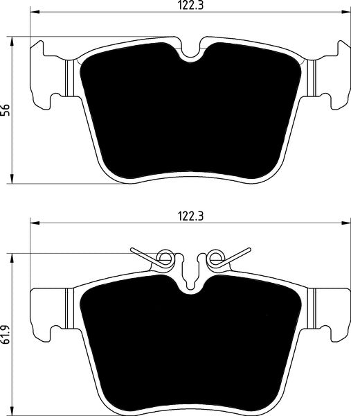 Porterfield Brake Pads for 2016 MERCEDES-BENZ C300 RWD SEDAN