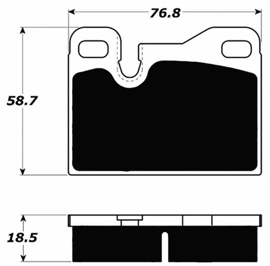 Porterfield Brake Pads for 1983 Porsche 924