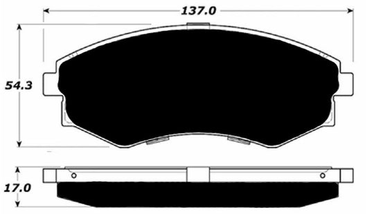 Porterfield Brake Pads for 2001 Hyundai Elantra R/Disc