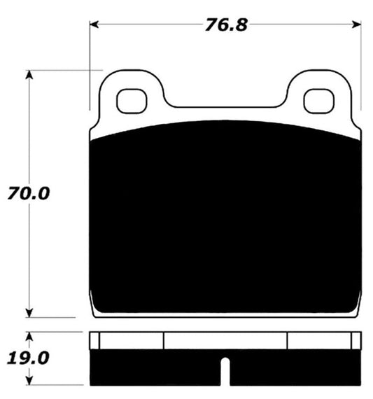 Porterfield Brake Pads for 1983 Volkswagen Vanagon