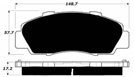 Porterfield Brake Pads for 2003 Acura NSX
