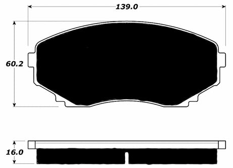Porterfield Brake Pads for 2001 Mazda MPV
