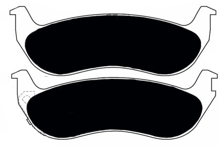 Porterfield Brake Pads for 2004 FORD CROWN VICTORIA