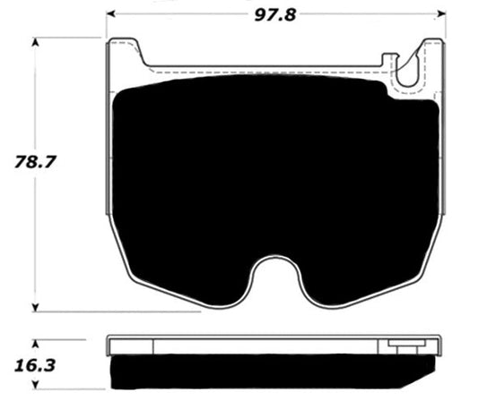 Porterfield Brake Pads for 2004 MERCEDES-BENZ S55 AMG