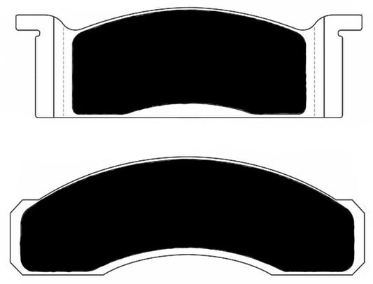 Porterfield Brake Pads for 1969 FORD Mustang 429 V8 w/Front Discs