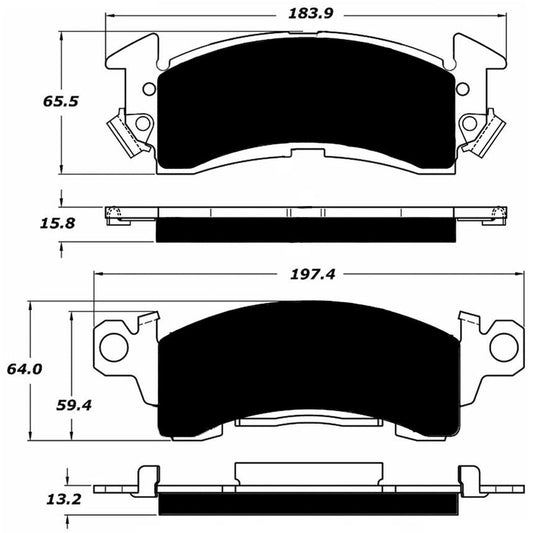 Porterfield Brake Pads for 1984 GMC Jimmy (Full Size) 4wd