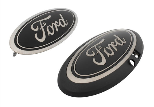 Ford Racing 21-22 Ford F-150 Black Oval Kit w/Camera Provision M-1447-FBC1