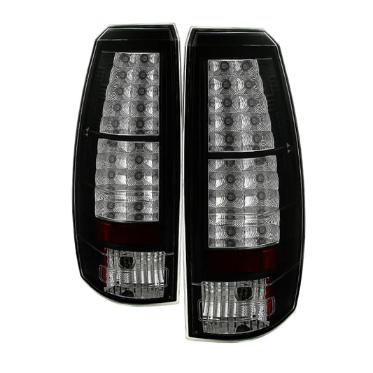 Spyder Chevy Avalanche 07-13 LED Tail Lights Black ALT-YD-CAV07-LED-BK 5032461