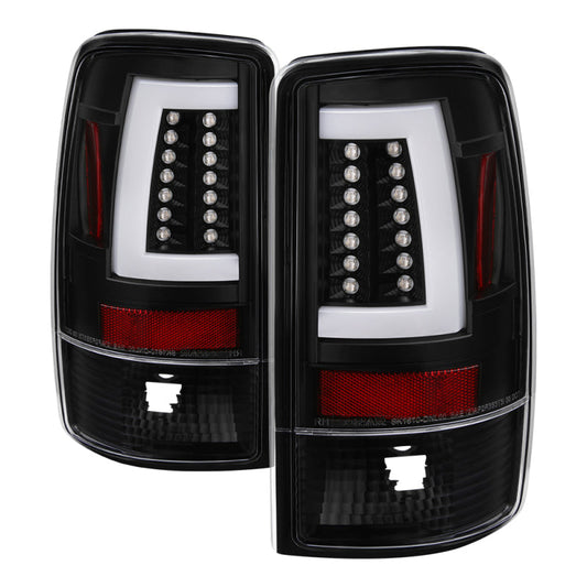 Spyder 00-06 GMC Yukon/Yukon XL V2 Light Bar LED Tail Lights - Black (ALT-YD-CD00V2-LBLED-BK) 5084149