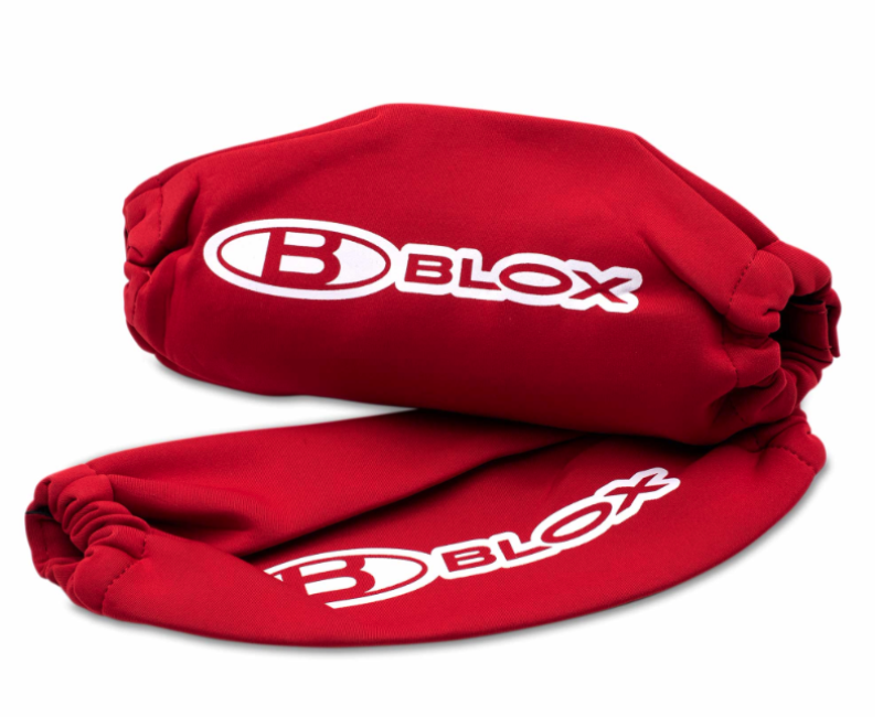 BLOX Racing Neoprene Coilover Covers - Red (Pair) Bxap-00033-RD