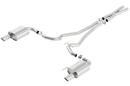 Borla S-Type Cat-Back 15-17 Ford Mustang GT 5.0L V8 MT/AT 2.5in pipe 4in tip 140590