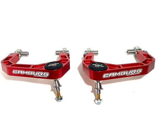 Camburg Toyota Tacoma 05-23 / 4-Runner 03-23 / FJ 07-14 KINETIK V2 Billet Uniball Upper Arms (Red) CAM-310184-RED
