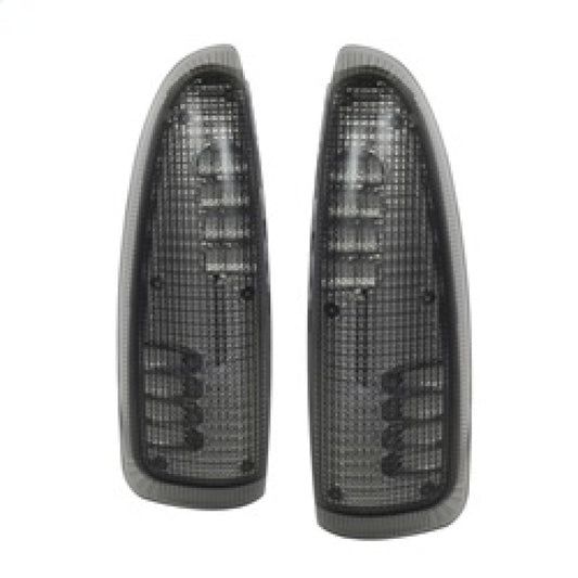 SPYDER xTune Ford Superduty F250-F650 03-07 Amber LED Mirror Signal Lens - Smoke ACC-LED-FDSD99-MR-SM 9924729