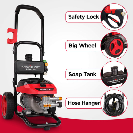 PowerSmart 2600PSI 1.2GPM Electric Pressure Washer DB1002