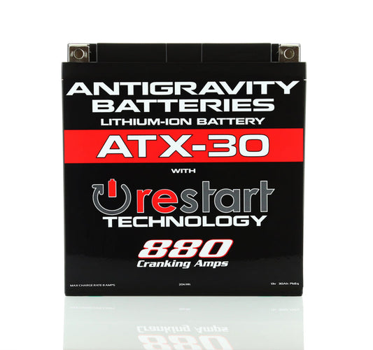 Antigravity Batteries Antigravity YTX30 Lithium Battery w/Re-Start AG-ATX30-RS