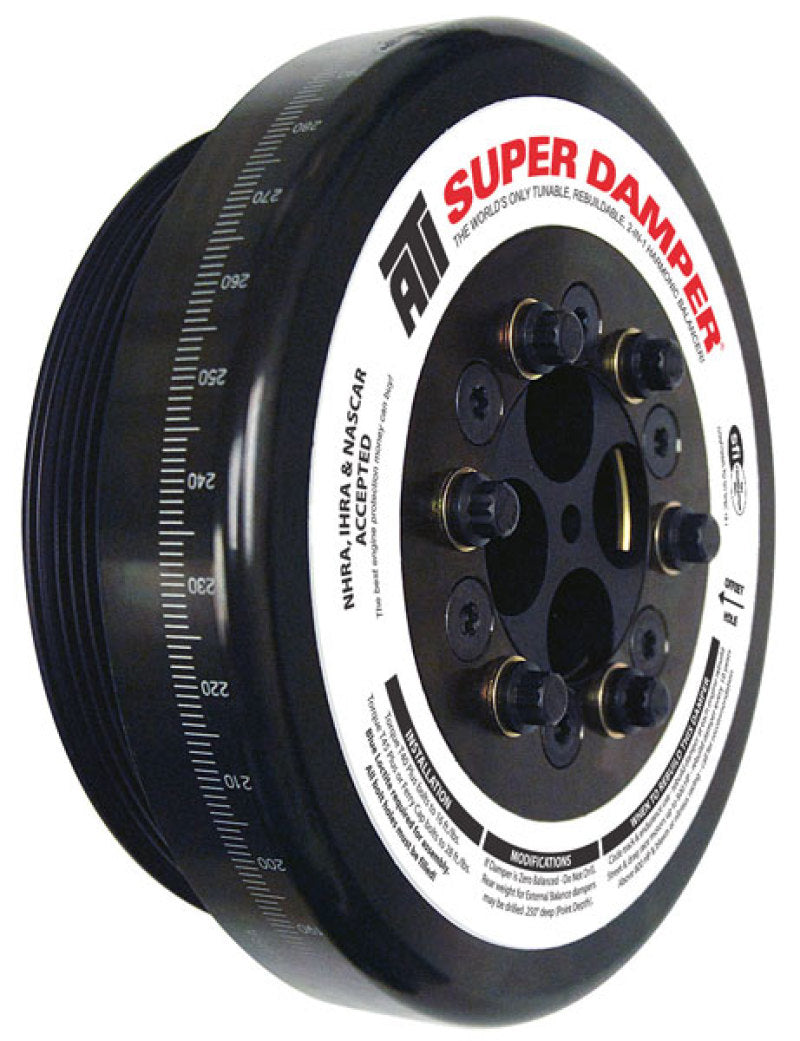 ATI Damper - 8.074in - Steel - 8 Grv - Cummins - 4BT - 6BT - 3.9L - 5.9L - 3 Ring