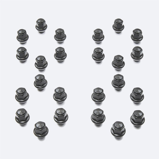 Ford Racing M14 x 1.5 Black Lug Nut - Set of 24 M-1012K-F15B