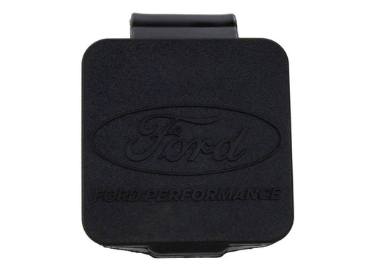 Ford Racing Rubber 2in Hitch Receiver Cover w/Ford Oval/Ford Performance Logo M-1840-FP