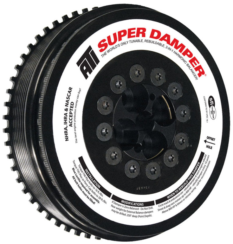 ATI Damper - 7.98in - Steel - 8 Grv - Cummins - 07.5-15 6.7L w/Reluctor Wheel