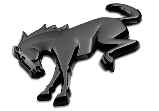 Ford Racing Bronco Rear Emblem - Matte Black M-1447-BRMB