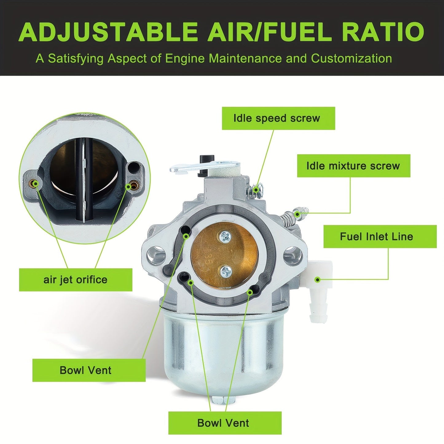 Carburetor for Briggs & Stratton — Replaces 192452-1049-E2
