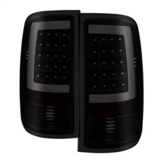 Spyder xTune 07-13 GMC Sierra 1500 LED Tail Lights - Black Smoke (Alt-On-GS07-G2-Led-Bsm)