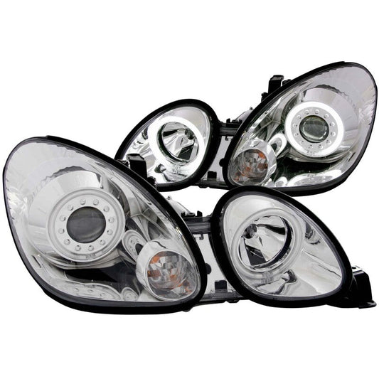 Anzo 1998-2005 Lexus Gs300 Projector Headlights w/ Halo Chrome