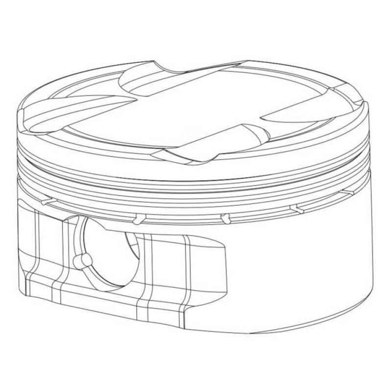 CP Piston & Ring Set for Mitsubishi 4G63 2G - Bore (86mm) - Rod (156mm)