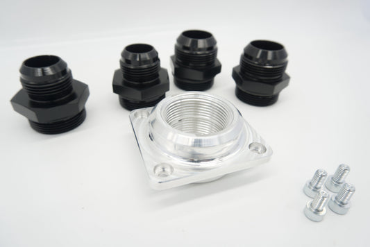 ASE Billet Firewall Plate Single 20AN Pass Through