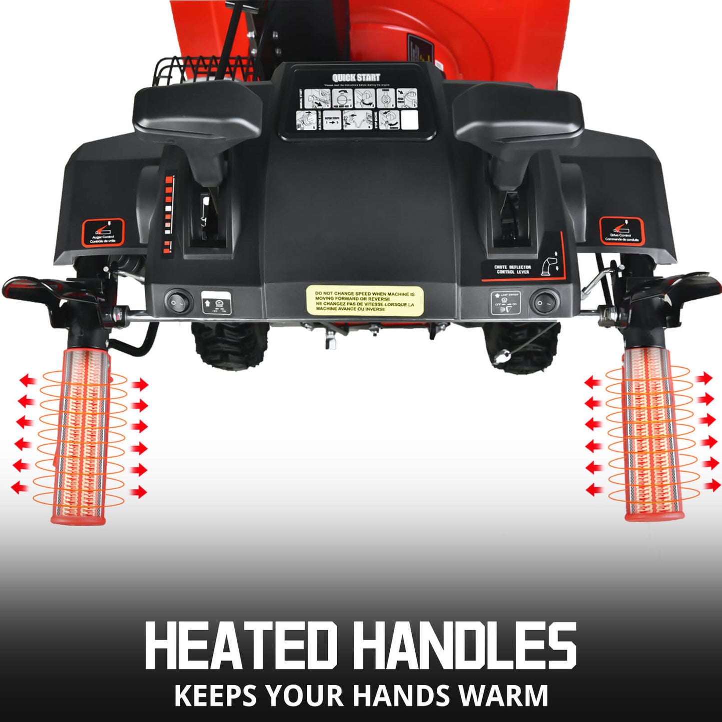 PowerSmart 26" 208cc Two Stage Self-Propelled Gas Snow Blower w/ Electric Start